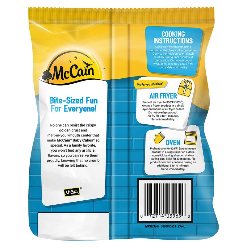 McCain Baby Cakes Mini Potato Hash Browns, 20 oz