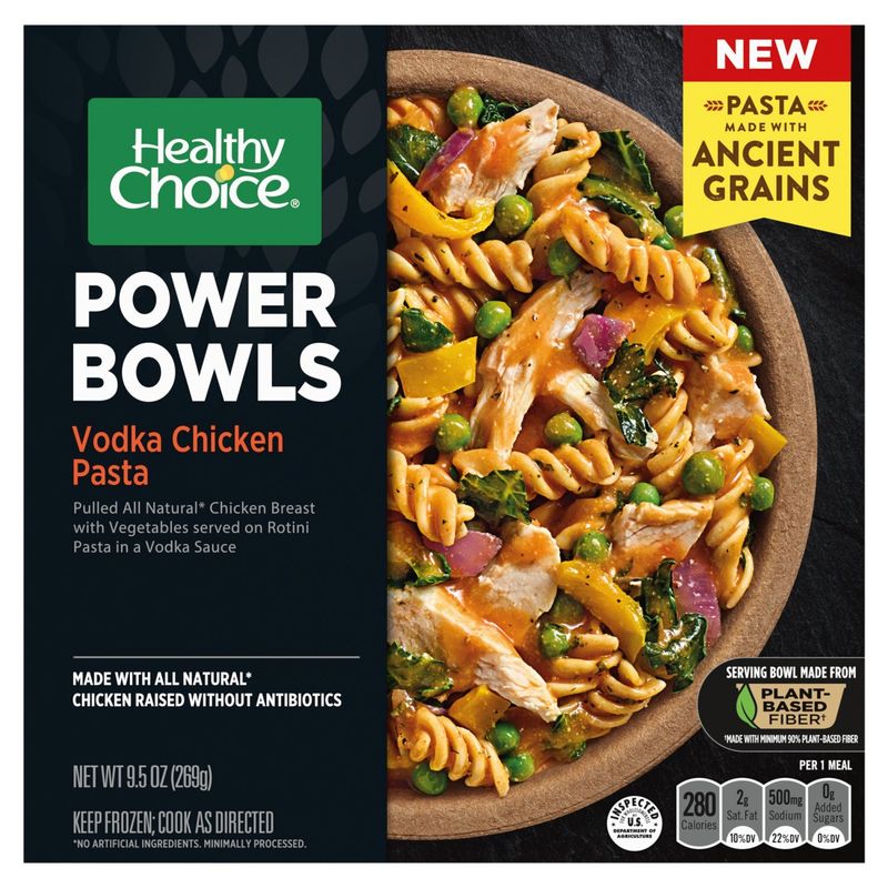 Healthy Choice Vodka Chicken Pasta Power Bowls, 9.5 oz