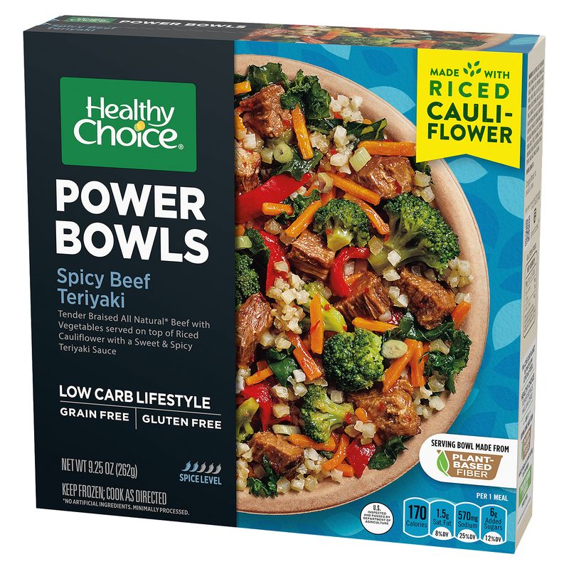 Healthy Choice Power Bowls Spicy Beef Teriyaki, 9.25 oz