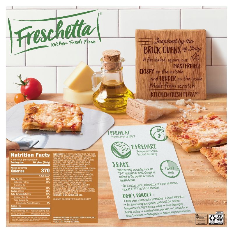 Freschetta Brick Oven Crust Five Cheese Pizza, 20.28 oz