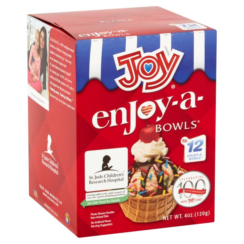 Joy EnJoy-A-Bowls, 12 count, 4 oz