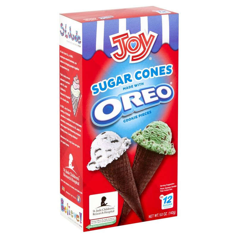 Joy Oreo Sugar Cones, 12 count, 5.0 oz