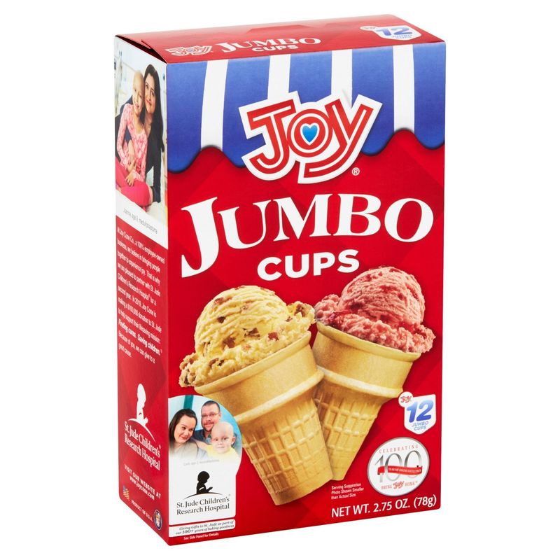 Joy Jumbo Cups, 12 count, 2.75 oz