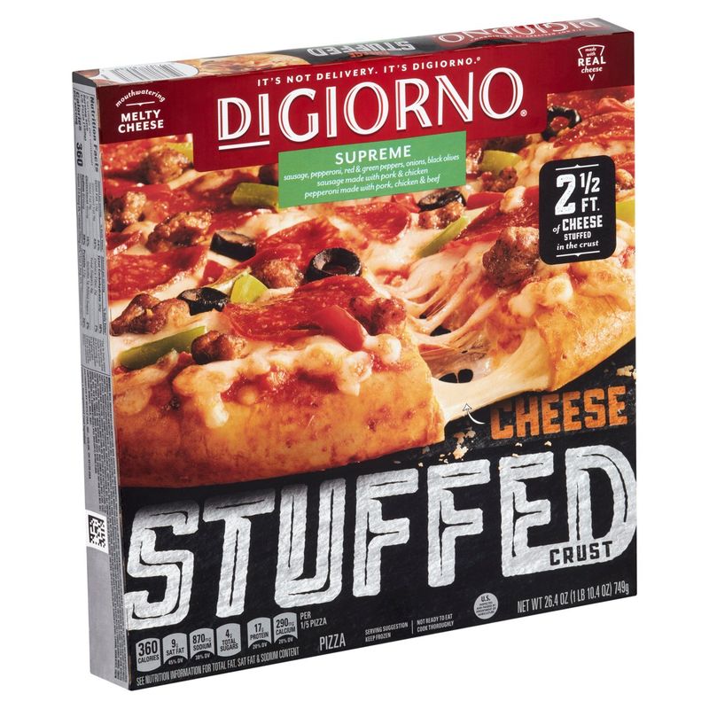 DiGiorno Supreme Cheese Stuffed Crust Pizza, 26.4 oz