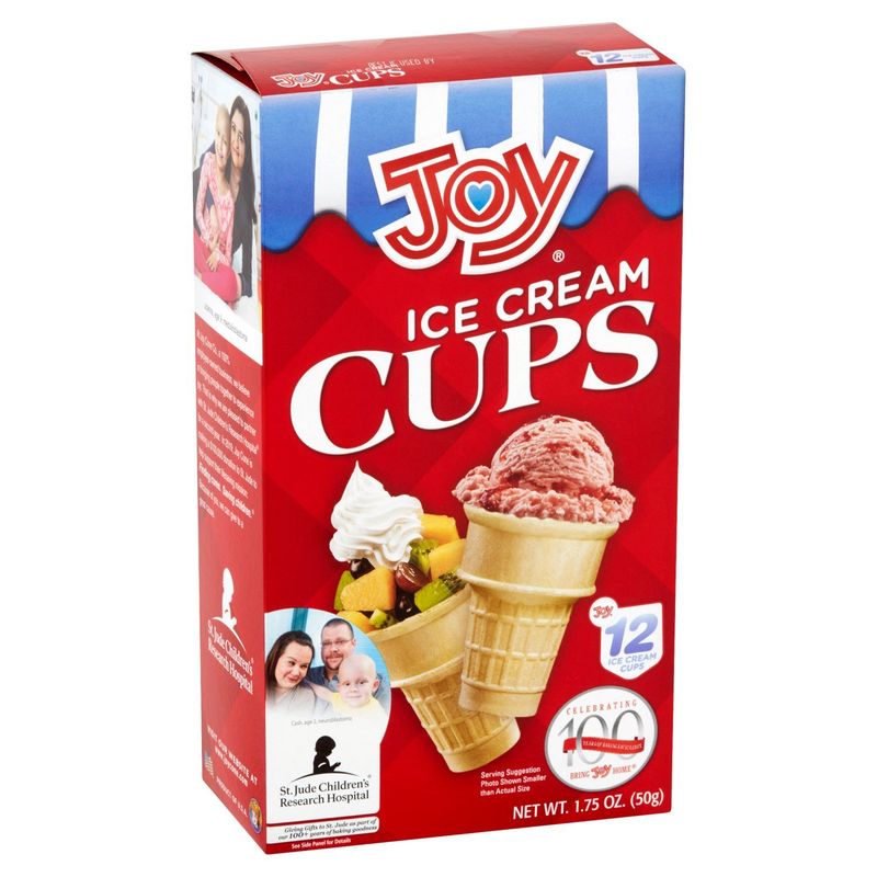Joy Ice Cream Cups, 12 count, 1.75 oz