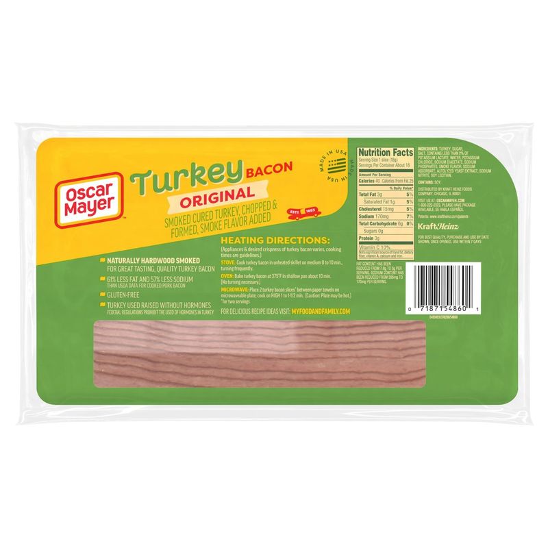 Oscar Mayer Original Turkey Bacon, 12 oz