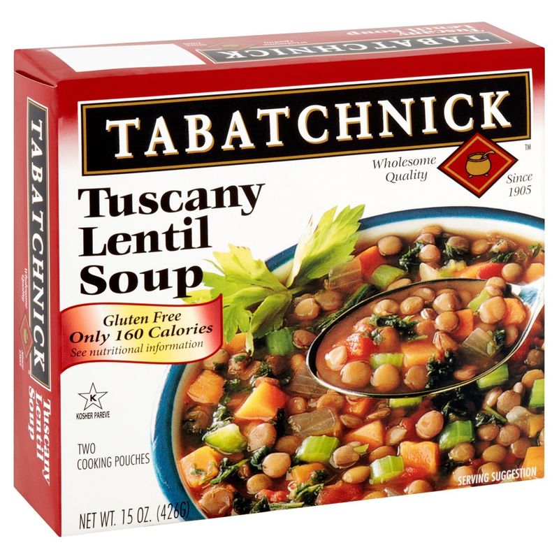 Tabatchnick Tuscany Lentil Soup, 2 count, 15 oz