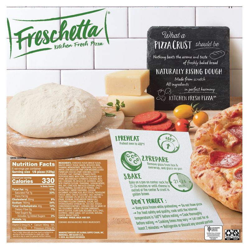 Freschetta Pepperoni Pizza, 27.35 oz