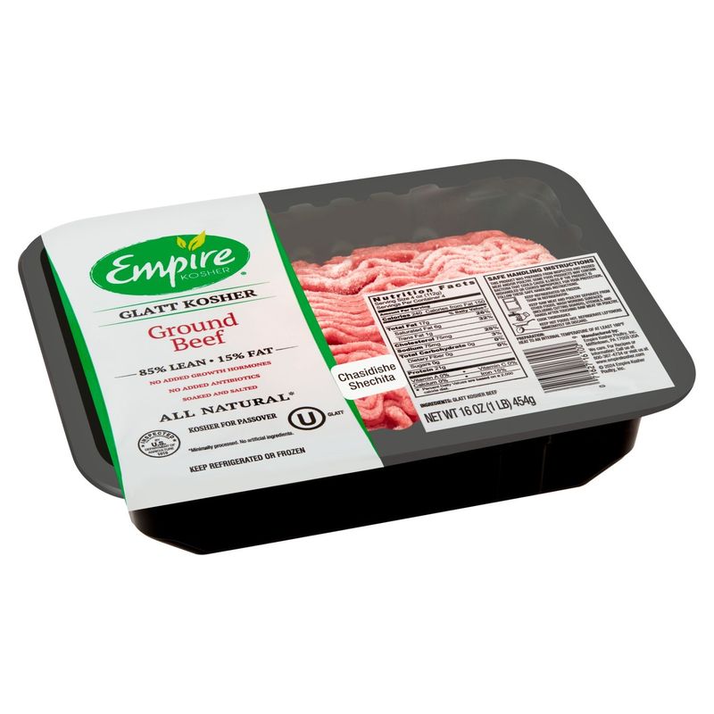 Empire Kosher Ground Beef, 16 oz