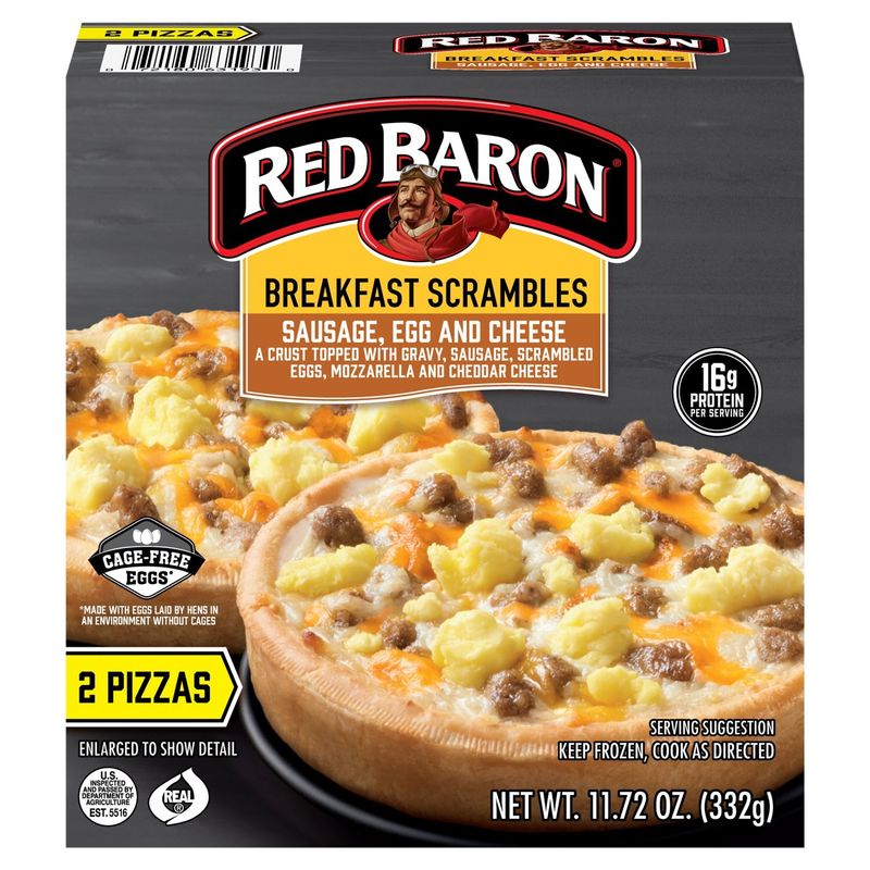 Red Baron Sausage, Egg and Cheese Breakfast Scrambles, 11.72 oz