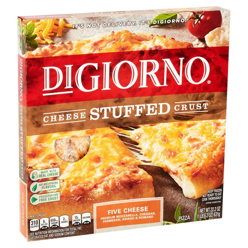 Digiorno Cheese Stuffed Crust Five Cheese Pizza, 22.2 oz