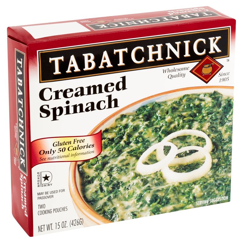 Tabatchnick Creamed Spinach, 2 count, 15 oz