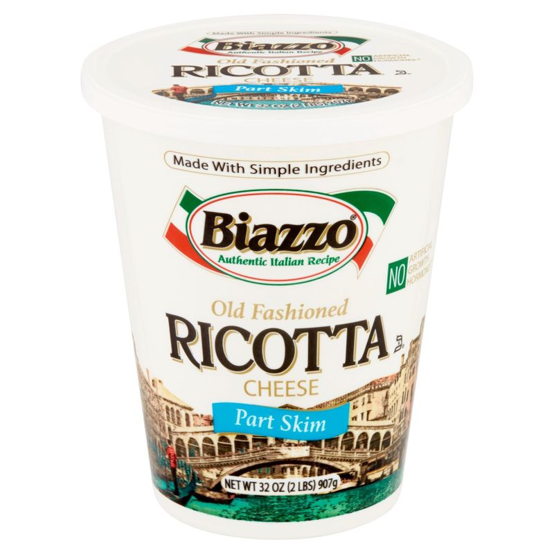 Biazzo Part Skim Old Fashioned Ricotta Cheese, 32 oz