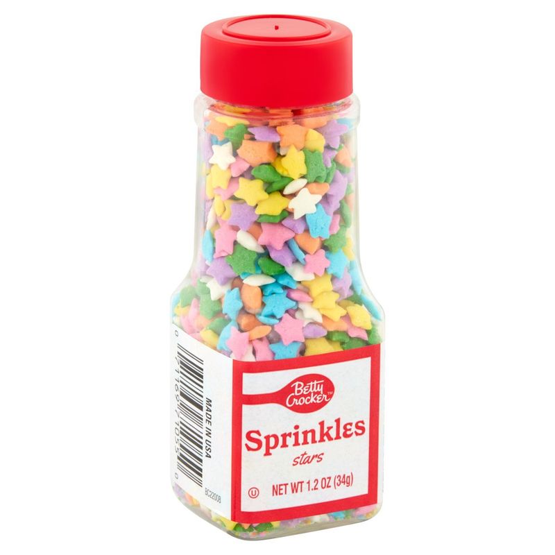Betty Crocker Stars Sprinkles, 1.2 oz