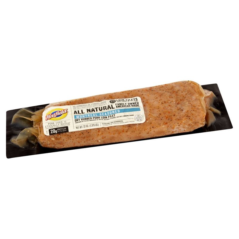 Hatfield Montreal Seasoned Dry Rub Pork Loin Filet, 22 oz