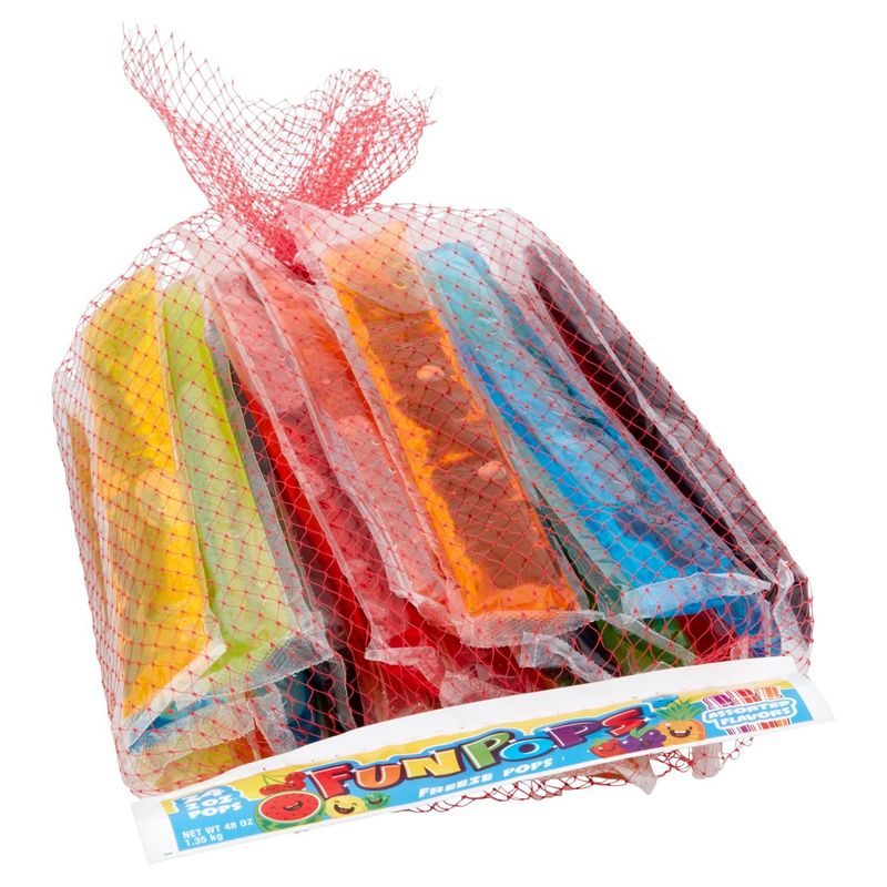 FunPops Assorted Flavors Freeze Pops, 2 oz, 24 count