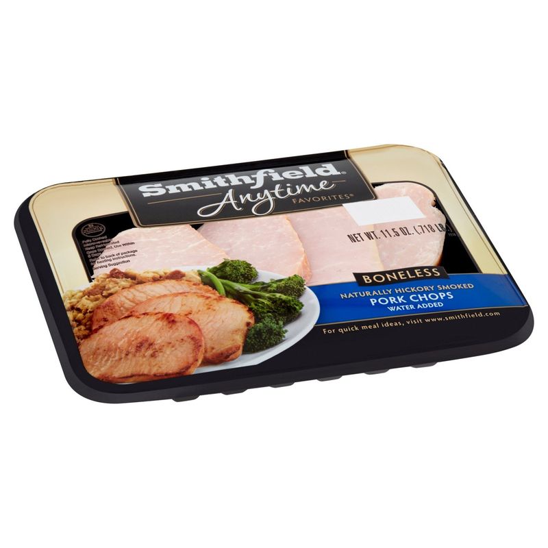 Smithfield Anytime Favorites Boneless Pork Chops, 11.5 oz