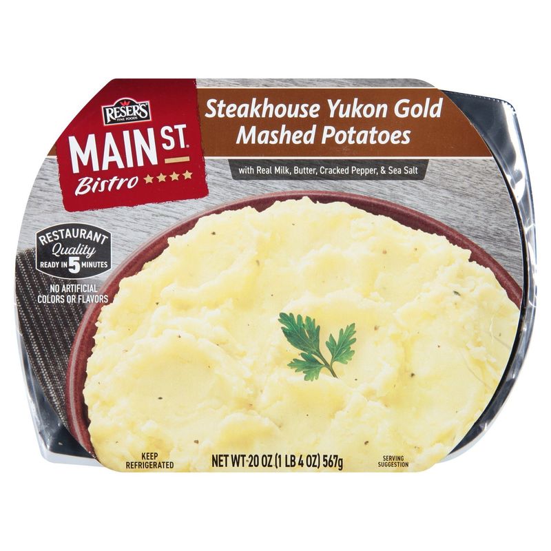 Reser's Fine Foods Main St Bistro Steakhouse Yukon Gold Mashed Potatoes, 20 oz