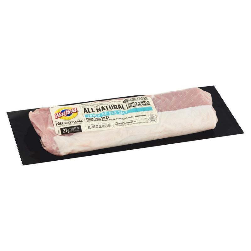 Hatfield Touch of Sea Salt Pork Loin Filet, 22 oz