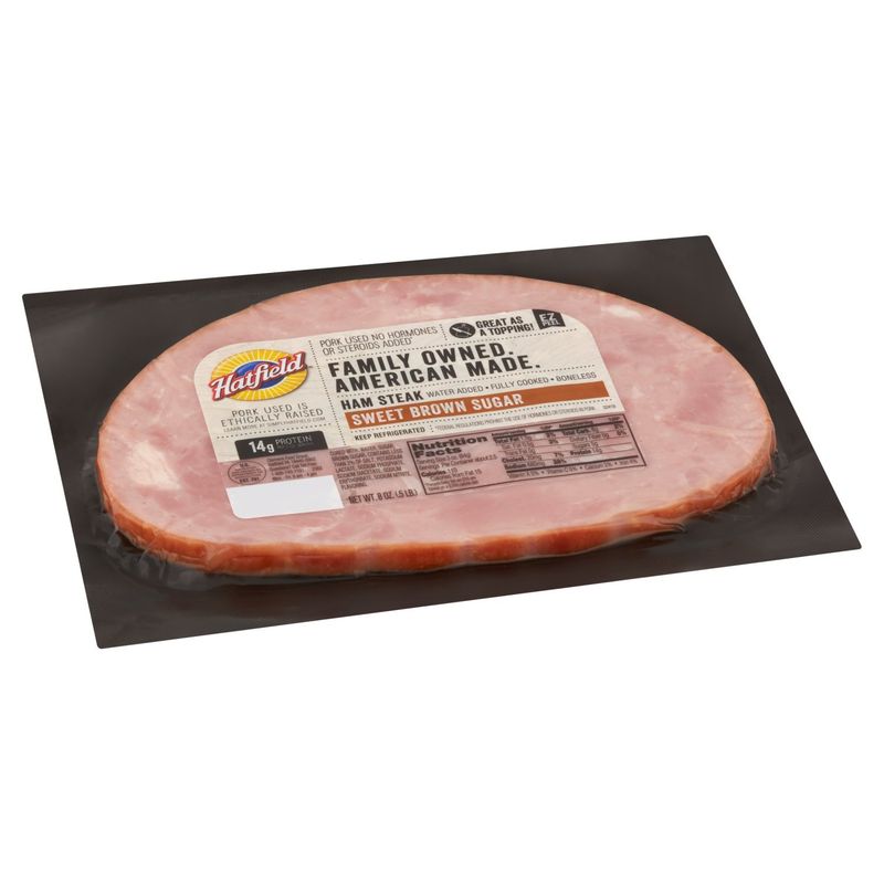 Hatfield Sweet Brown Sugar Ham Steak, 8 oz