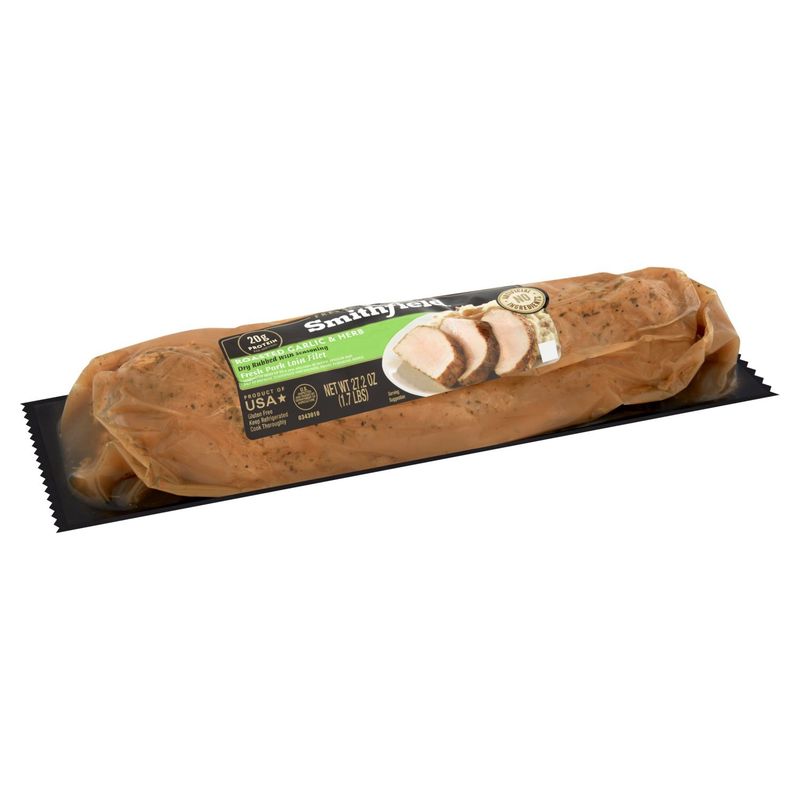 Smithfield Roasted Garlic &amp; Herb Fresh Pork Loin Filet, 27.2 oz