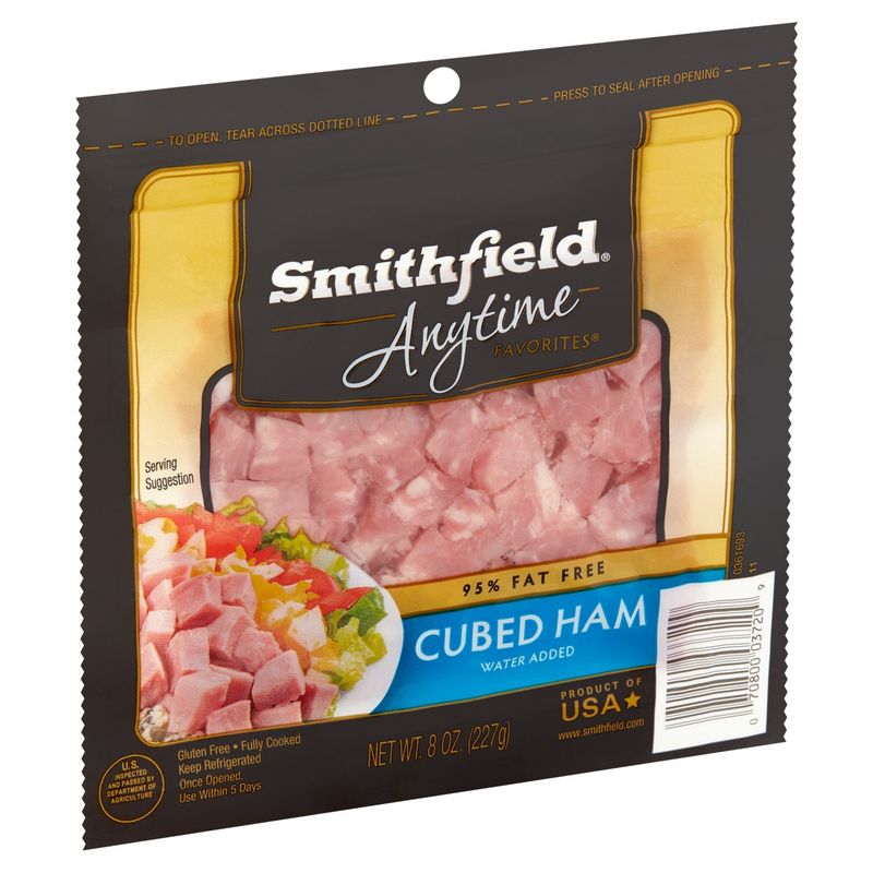 Smithfield Anytime Favorites Cubed Ham, 8 oz