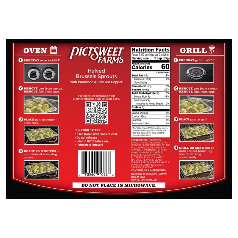 Pictsweet Farms Vegetables for Roasting Halved Brussels Sprouts, 11 oz