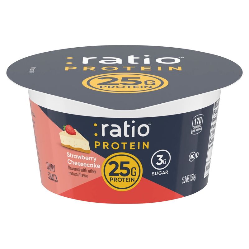 :ratio Protein Strawberry Cheesecake Dairy Snack, 5.3 oz