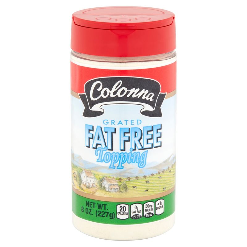 Colonna Grated Fat Free Topping, 8 oz