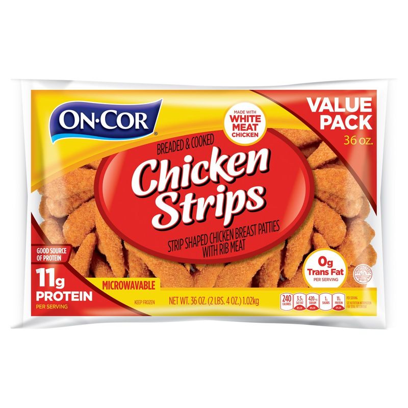 On-Cor Breaded &amp; Cooked Chicken Strips Value Pack, 36 oz