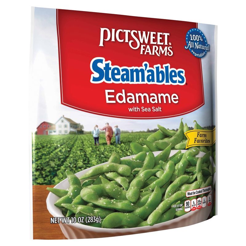 Pictsweet Farms Steam'ables Edamame with Sea Salt, 10 oz