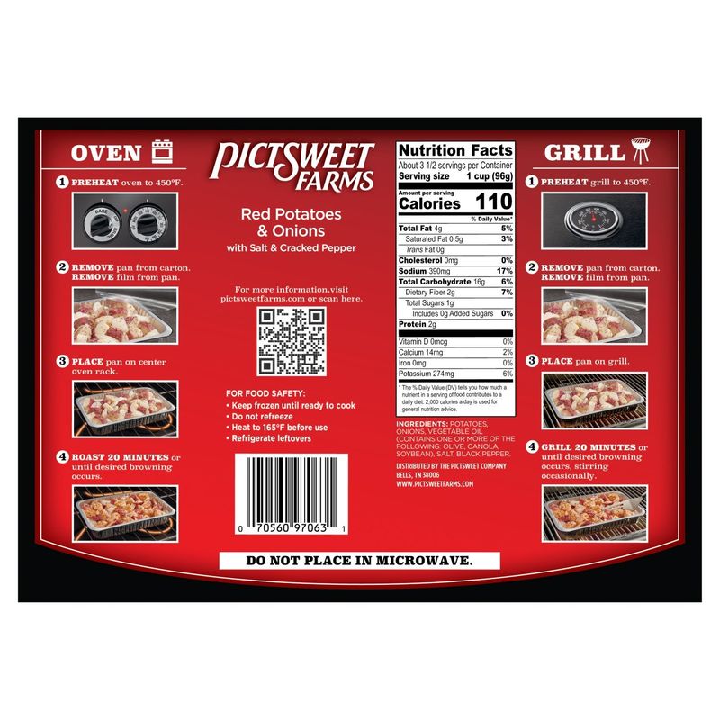 Pictsweet Farms Vegetables for Roasting Red Potatoes &amp; Onions, 12 oz