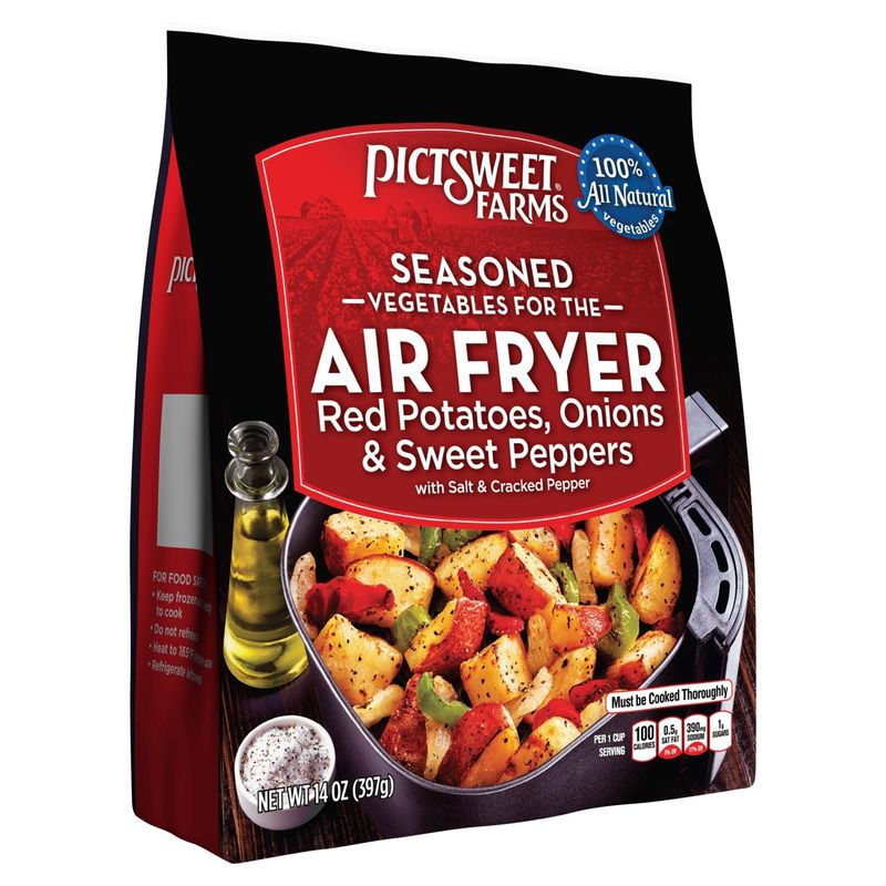 Pictsweet Farms Seasoned Vegetables for the Air Fryer Red Potatoes, Onions &amp; Sweet Peppers, 14 oz