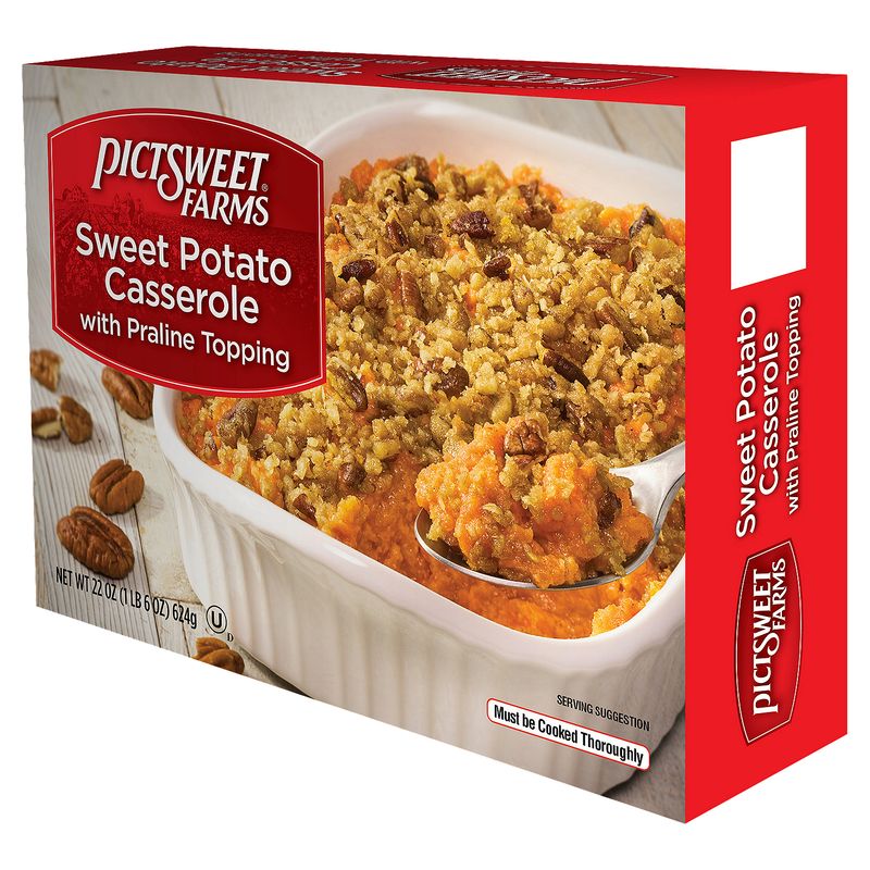 Pictsweet Farms® Sweet Potato Casserole with Praline Topping, Frozen Vegetables, 22 oz
