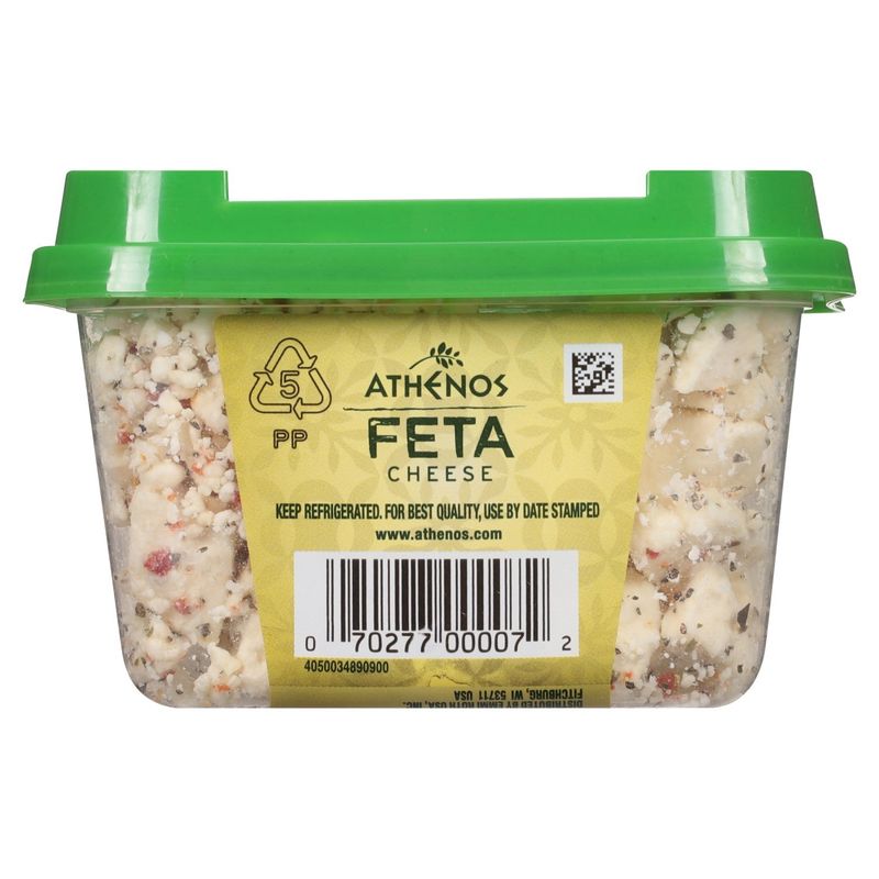 Athenos Crumbled Tomato &amp; Basil Feta Cheese, 6 oz