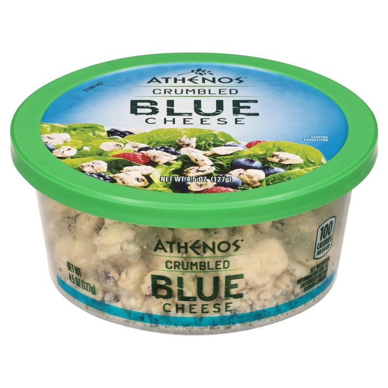 Athenos Crumbled Blue Cheese, 4.5 oz