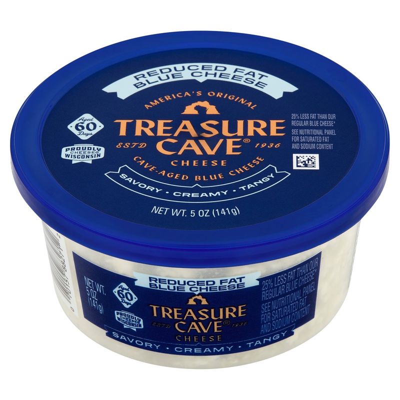 Treasure Cave Reduced Fat Blue Cheese, 5 oz