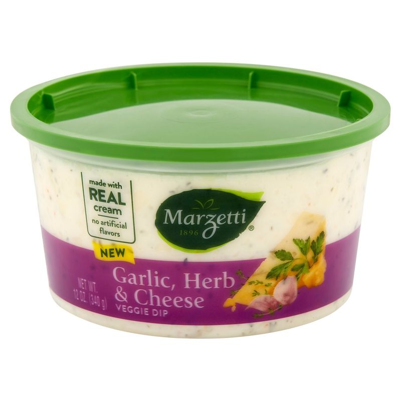 Marzetti Garlic, Herb &amp; Cheese Veggie Dip, 12 oz