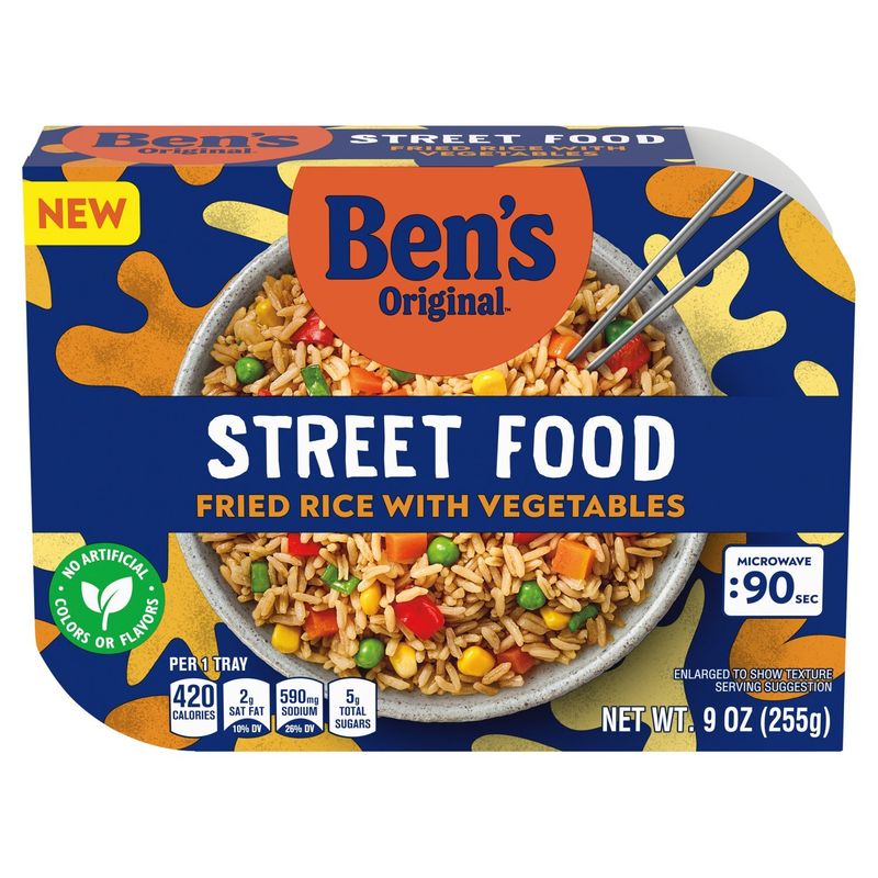Ben's Original Street Food Fried Rice with Vegetables, 9 oz