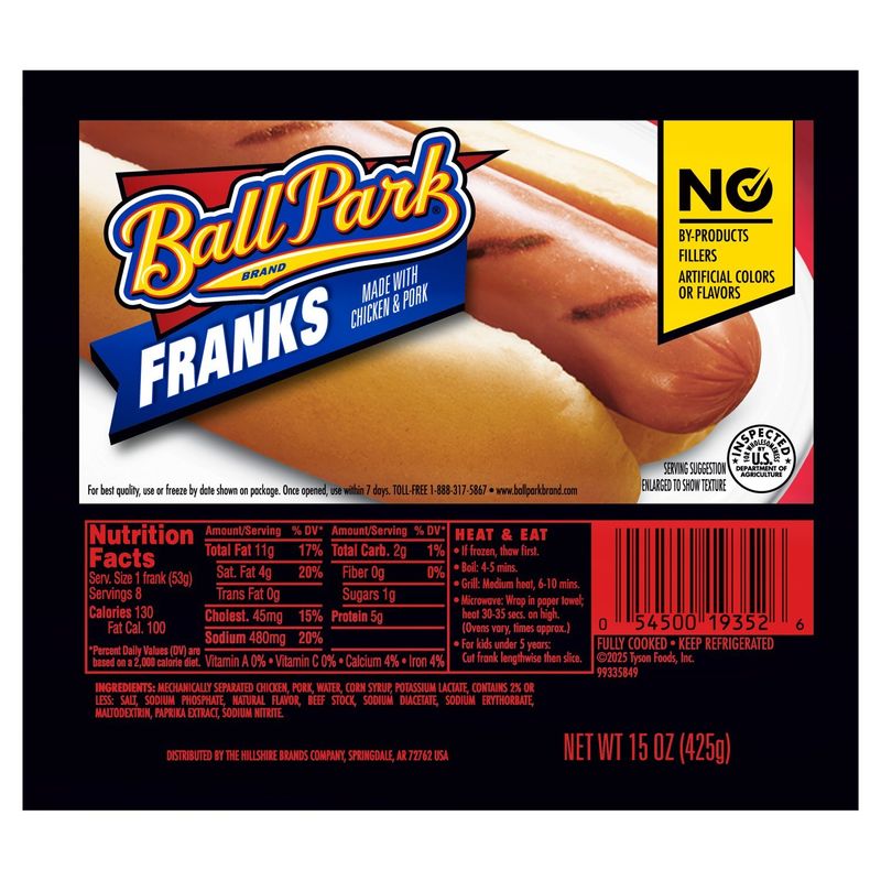Ball Park Franks, 15 oz
