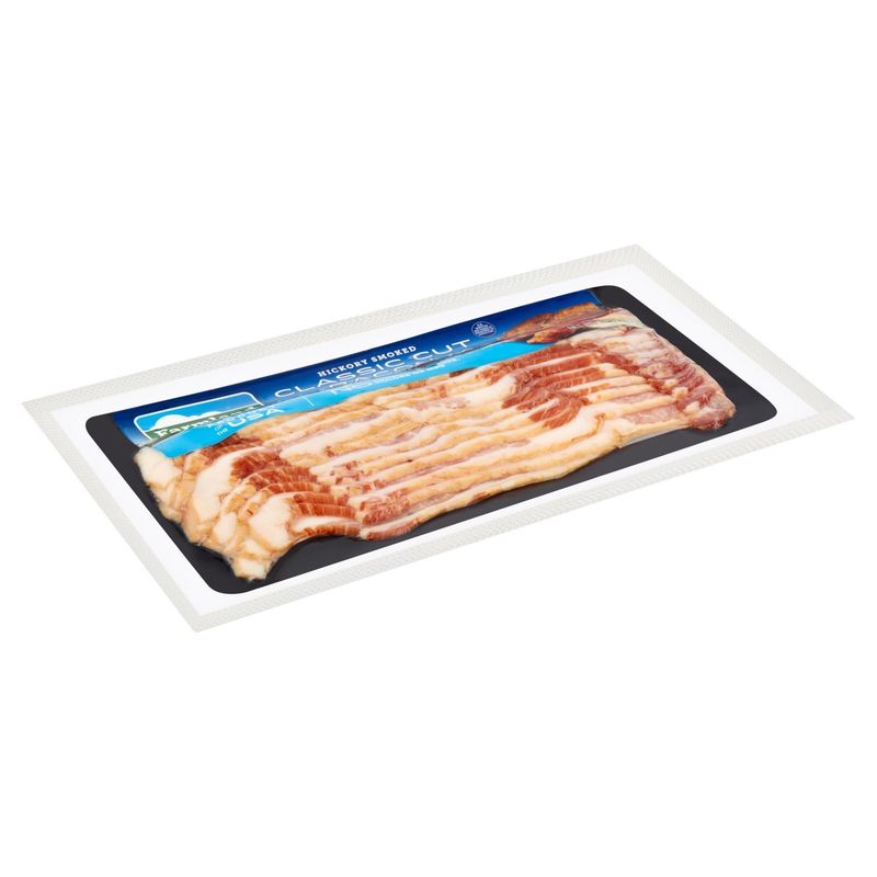 Farmland Hickory Smoked Classic Cut Bacon, 12 oz