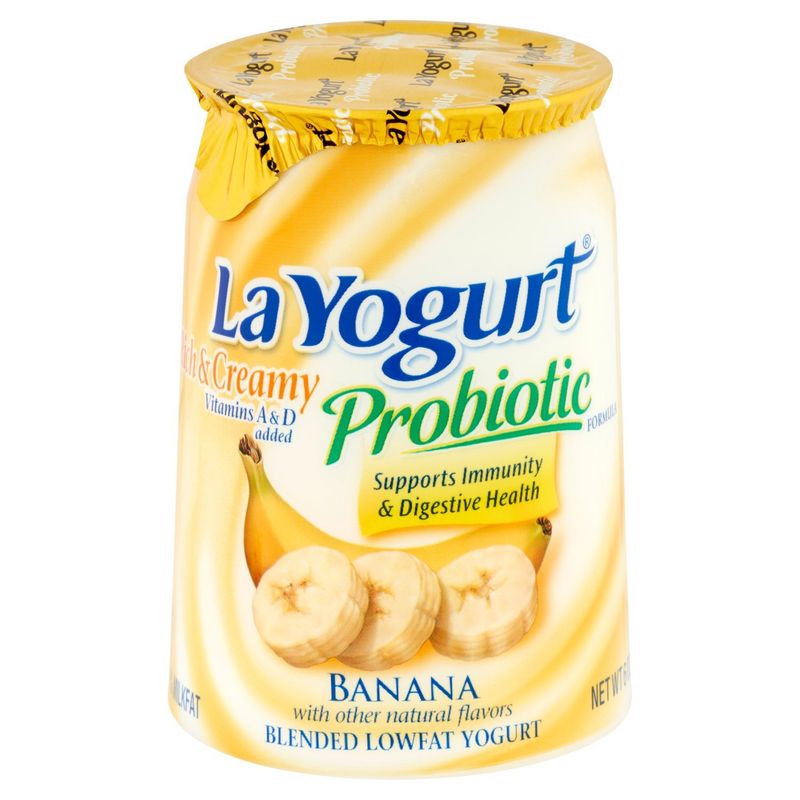 La Yogurt Rich &amp; Creamy Banana Blended Lowfat Yogurt, 6 oz
