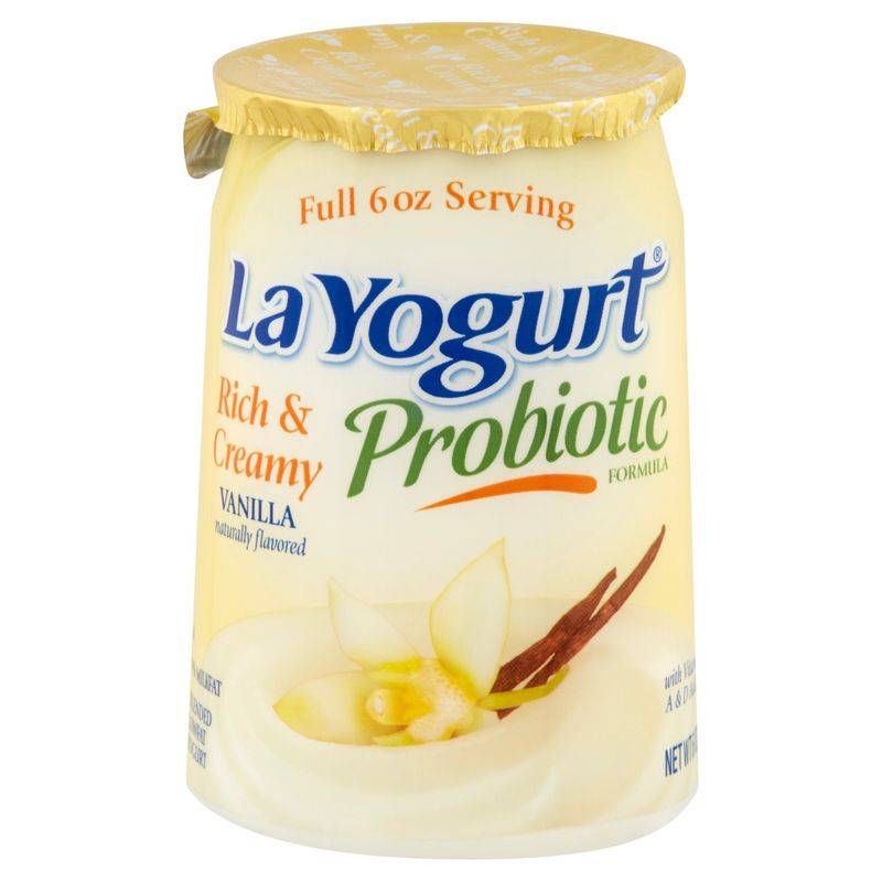 La Yogurt Rich &amp; Creamy Vanilla Blended Lowfat Yogurt, 6 oz