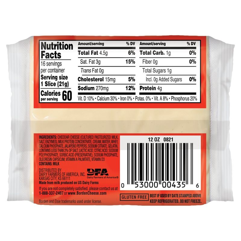 Borden Pepper Jack Cheese Melts, 16 count, 12 oz