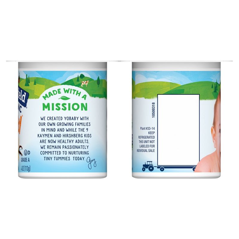 Stonyfield Organic YoBaby Vanilla Whole Milk Yogurt