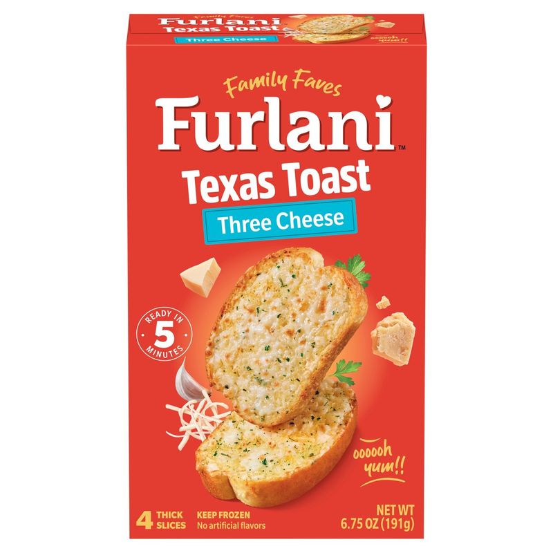 Furlani Three Cheese Texas Toast, 4 count, 6.75 oz