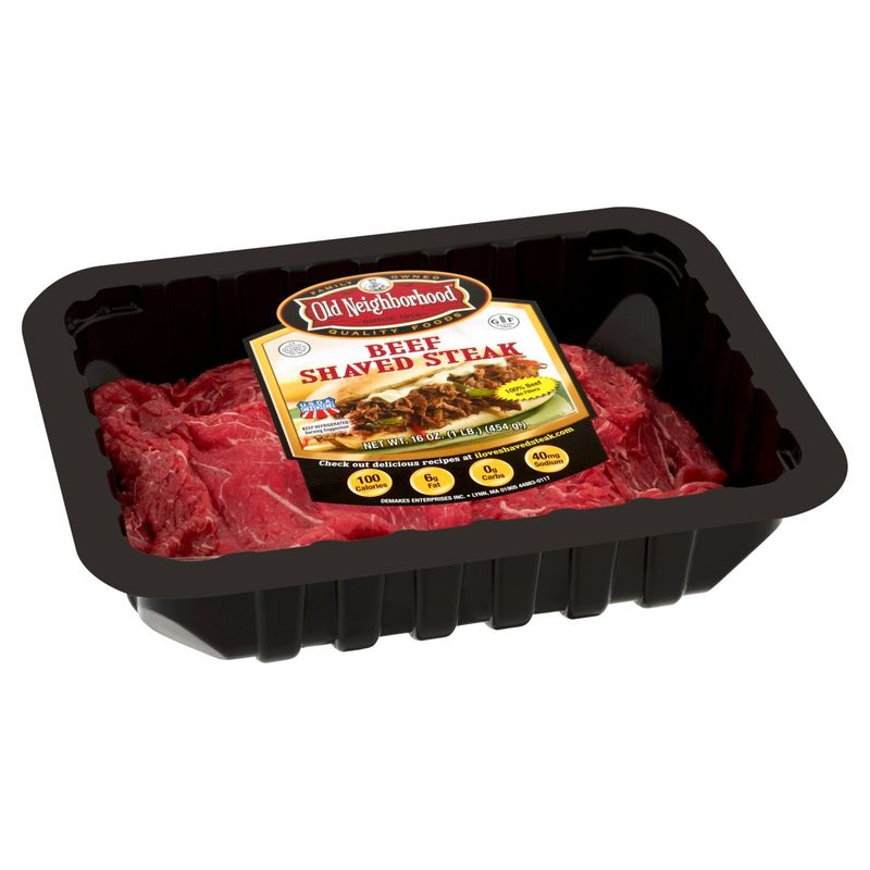 Demakes Bros. Beef Shaved Steak, 16 oz