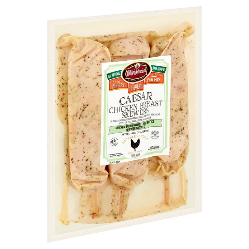 Old Neighborhood Caesar Chicken Breast Skewers, 16 oz