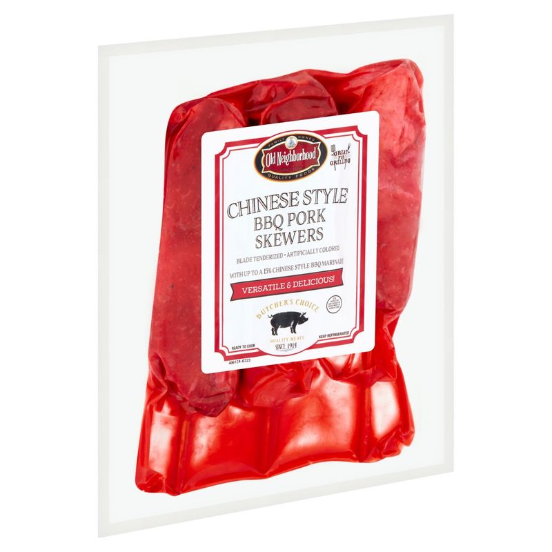 Old Neighborhood Chinese Style BBQ Pork Skewers, 16 oz