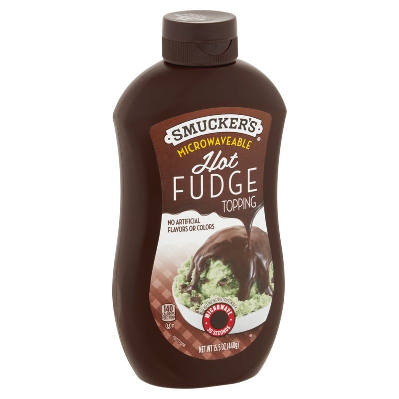 Smucker's Microwaveable Hot Fudge Topping, 15.5 oz